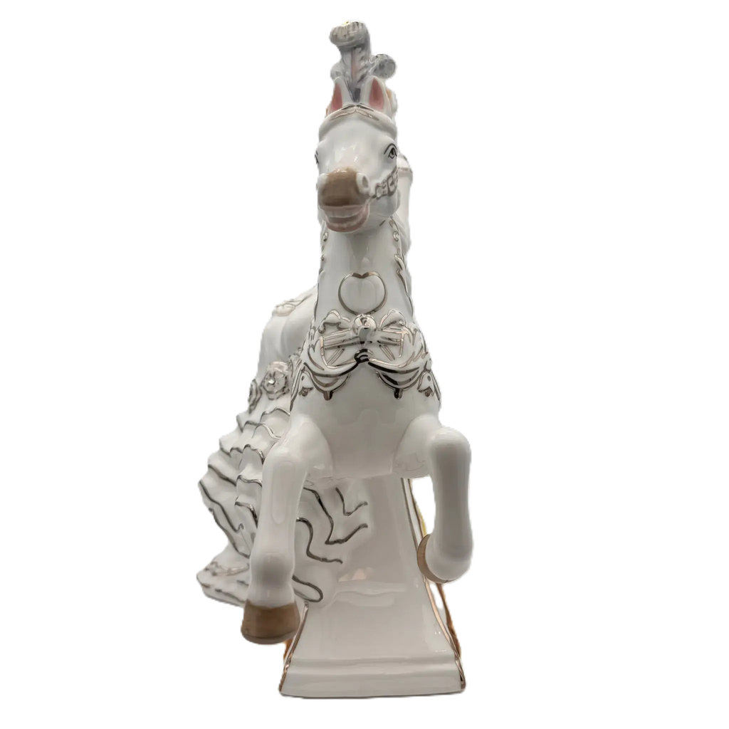 English Ladies Carnival Series Carousel Bride Figurine Blonde