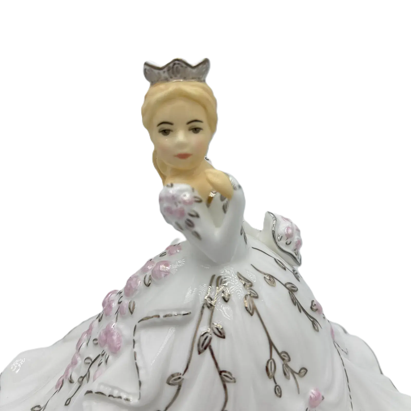 Wedding Gift Figurine - English Ladies Gypsy Rose Bride Mini Figurine