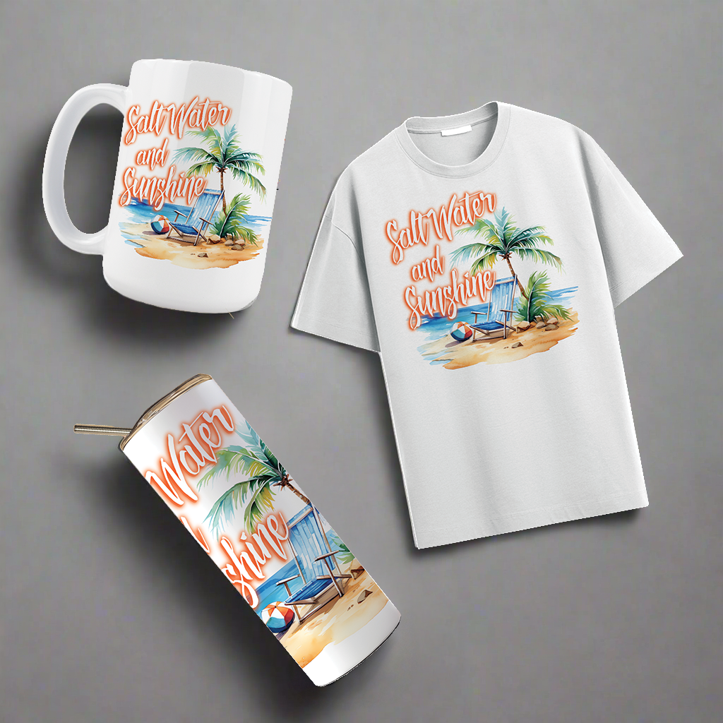 Multi Product Use - Digital Sublimation Designs - Summer Vibes