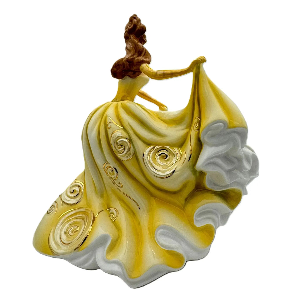 English Ladies Golden Charm Figurine