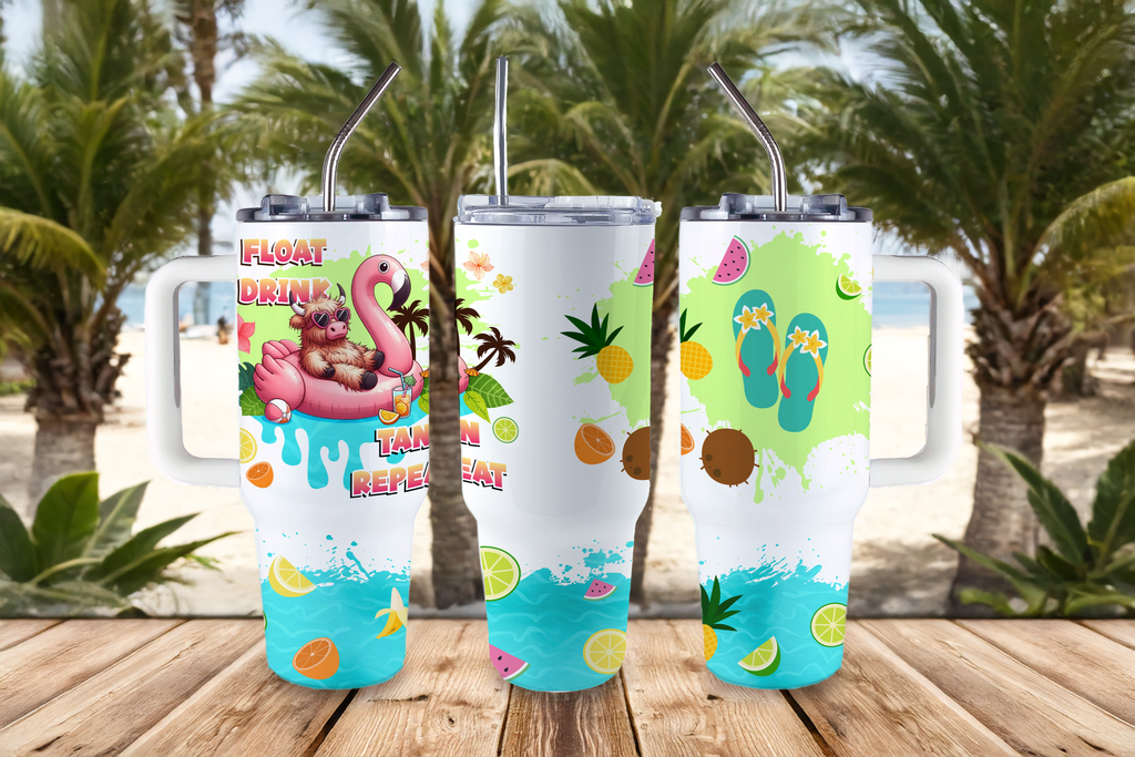 Digital Sublimation Designs - Summer Tumbler Wraps