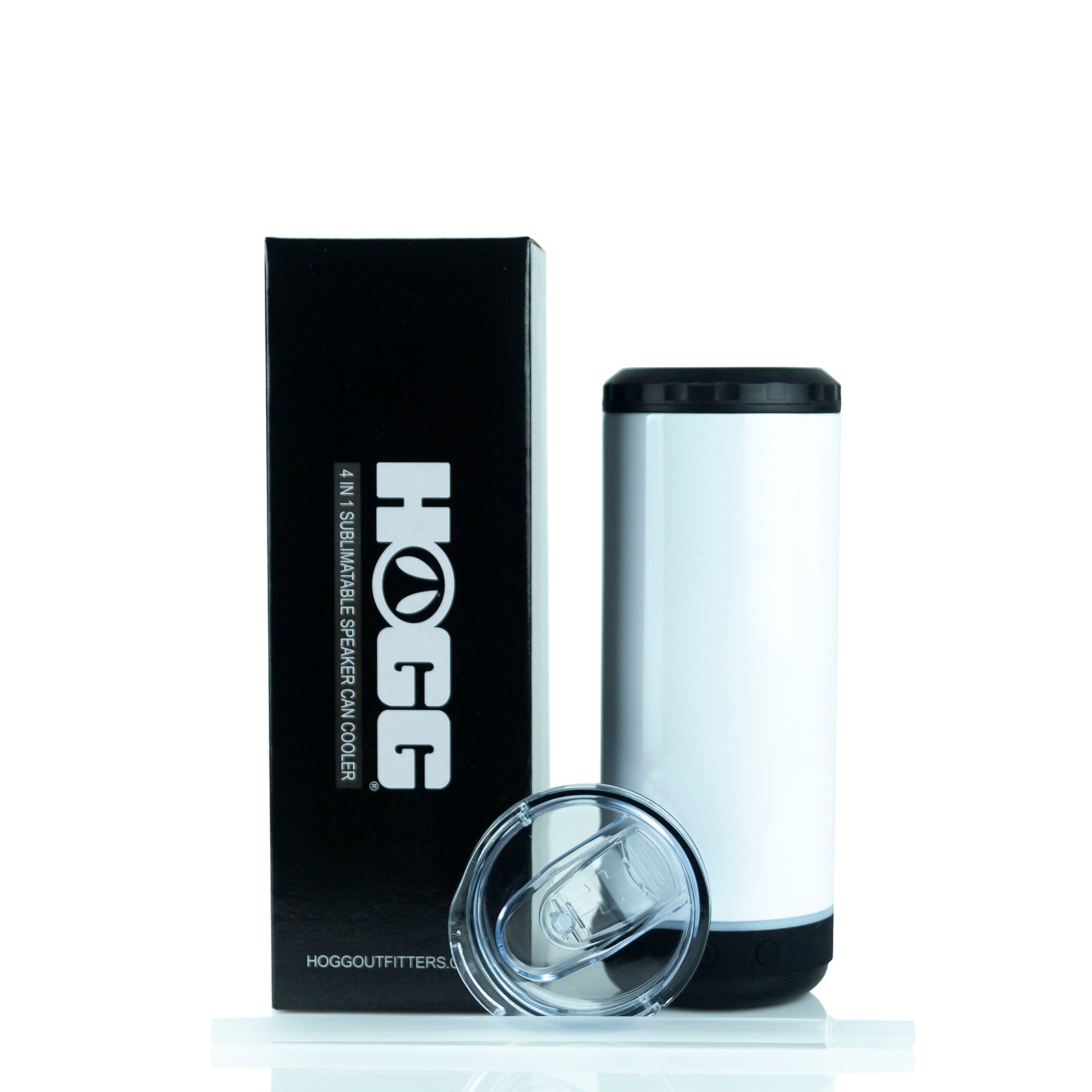 4 in 1 Sublimatable Speaker Can Cooler Case (25 Units) - Black Speaker