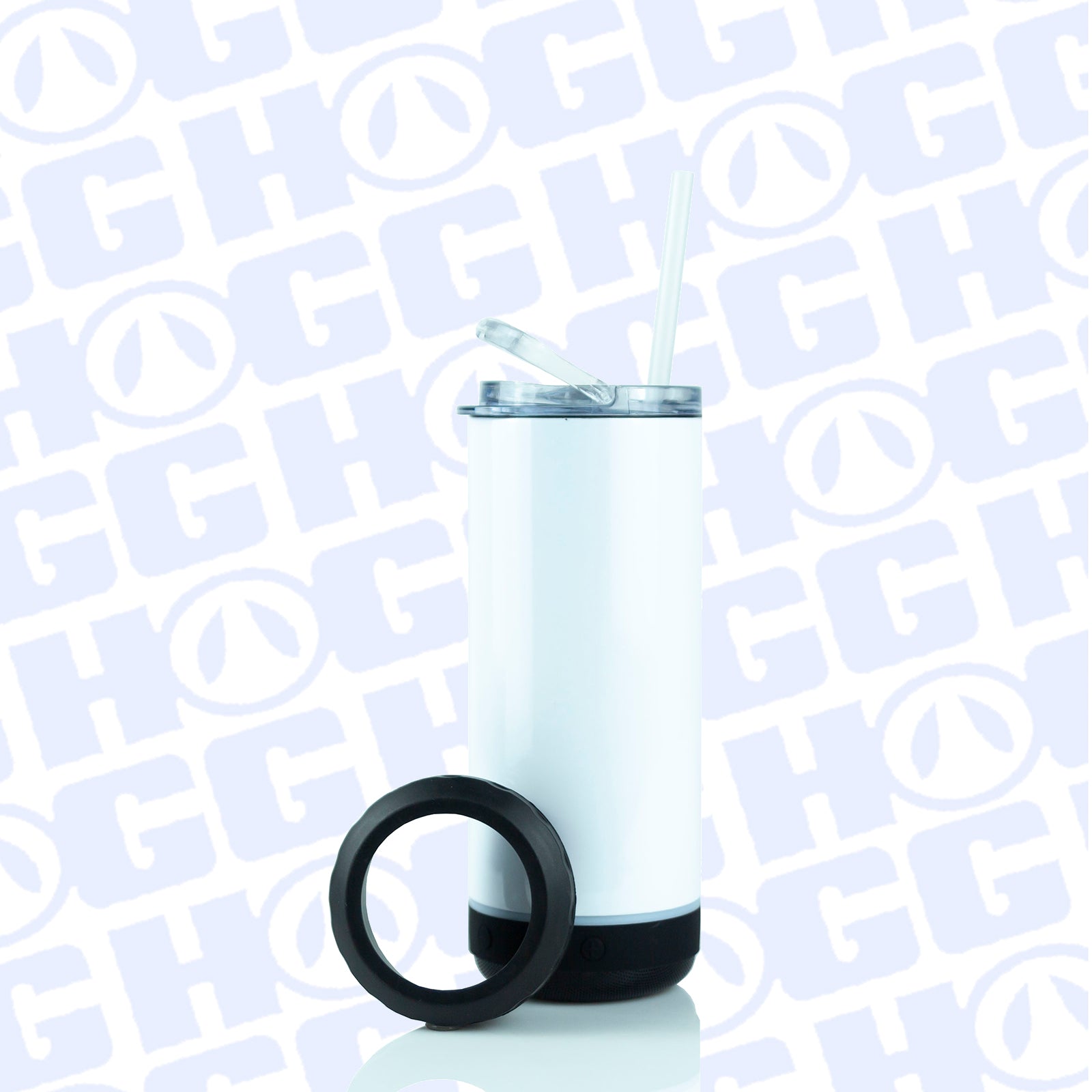 4 in 1 Sublimatable Speaker Can Cooler - Black Speaker