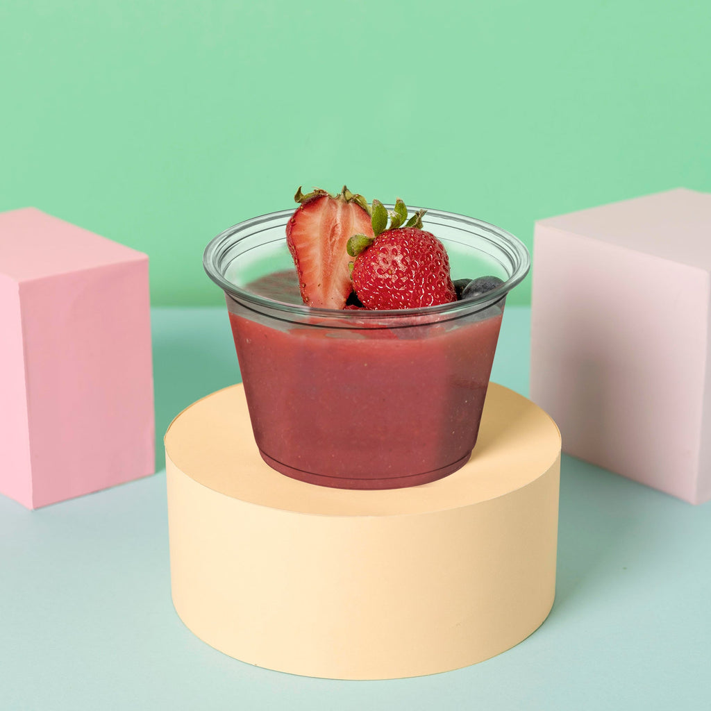 4oz Clear Plastic Portion/Souffle Cups with Lids