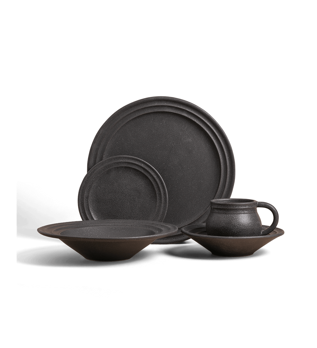 5-Piece Ripple Dinnerware Set