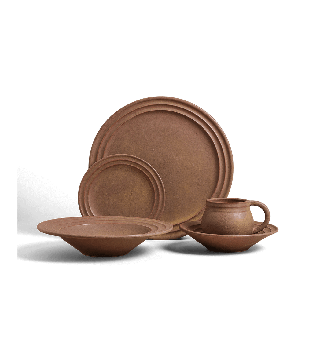 5-Piece Ripple Dinnerware Set
