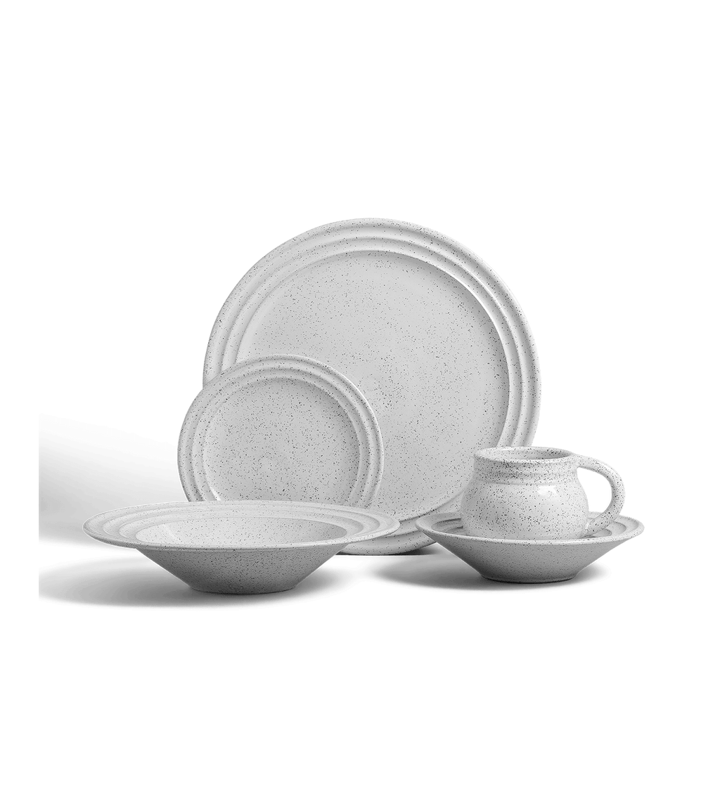 5-Piece Ripple Dinnerware Set