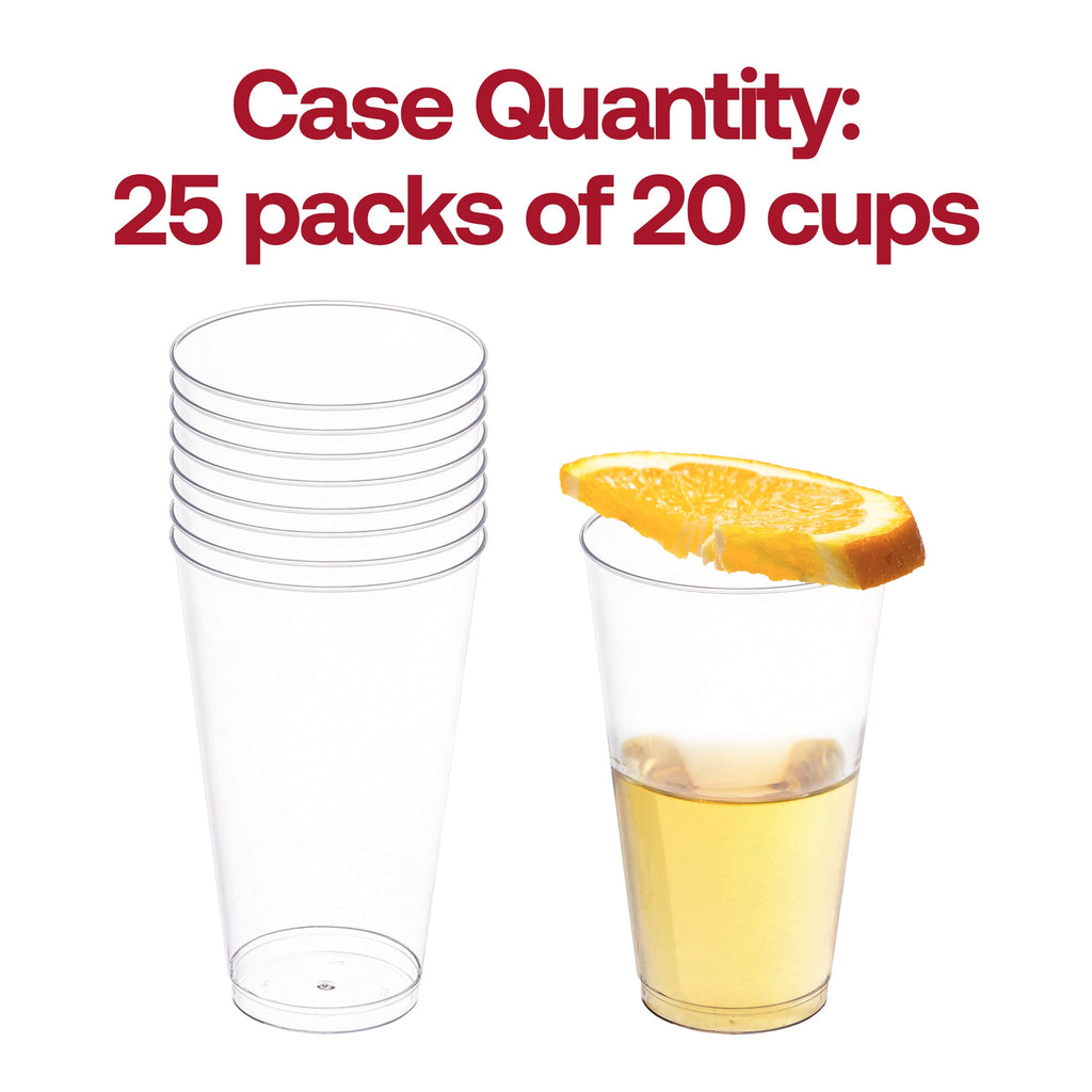 Crystal Clear Plastic Disposable Tall Iced Tea Cups (16 oz. )