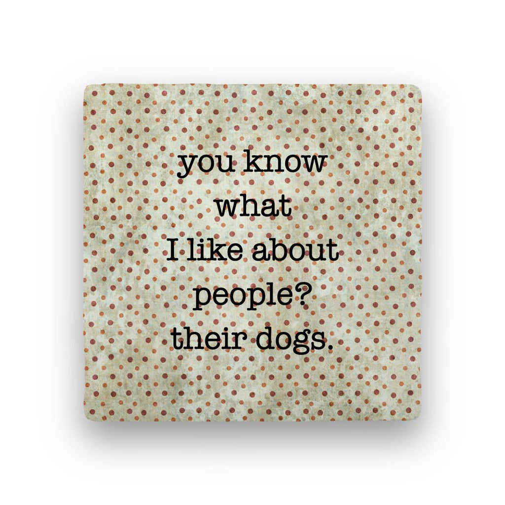 Their Dogs - Marble Coaster