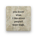 Their Dogs - Marble Coaster