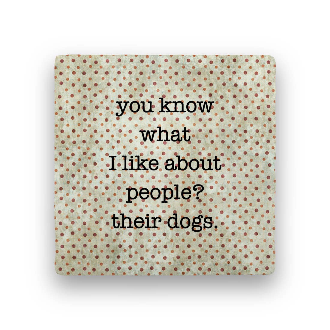 Their Dogs - Marble Coaster