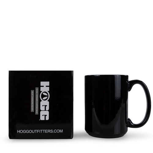 15oz Sublimatable Ceramic Heat Changing Coffee Mug - Black