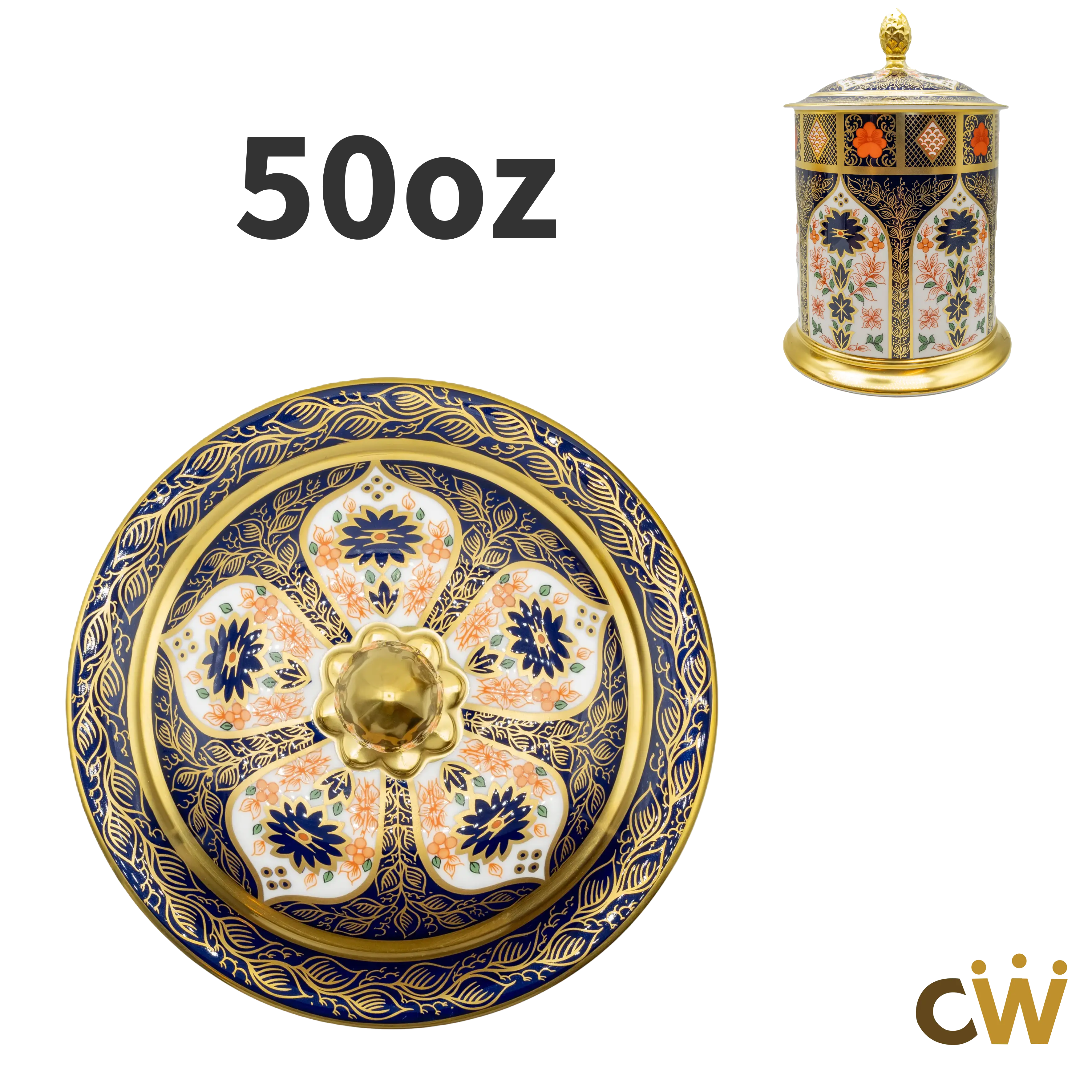 Royal Crown Derby Imari SGB 50oz Storage Jar – Replacement Lid
