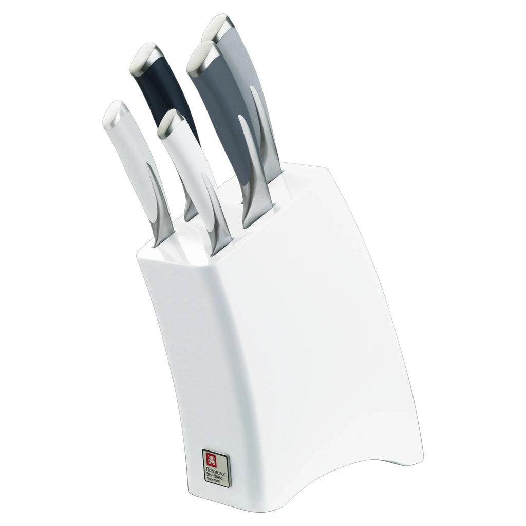 Amefa Kyu 5pc Mono Chefs Kitchen Knife Block Set