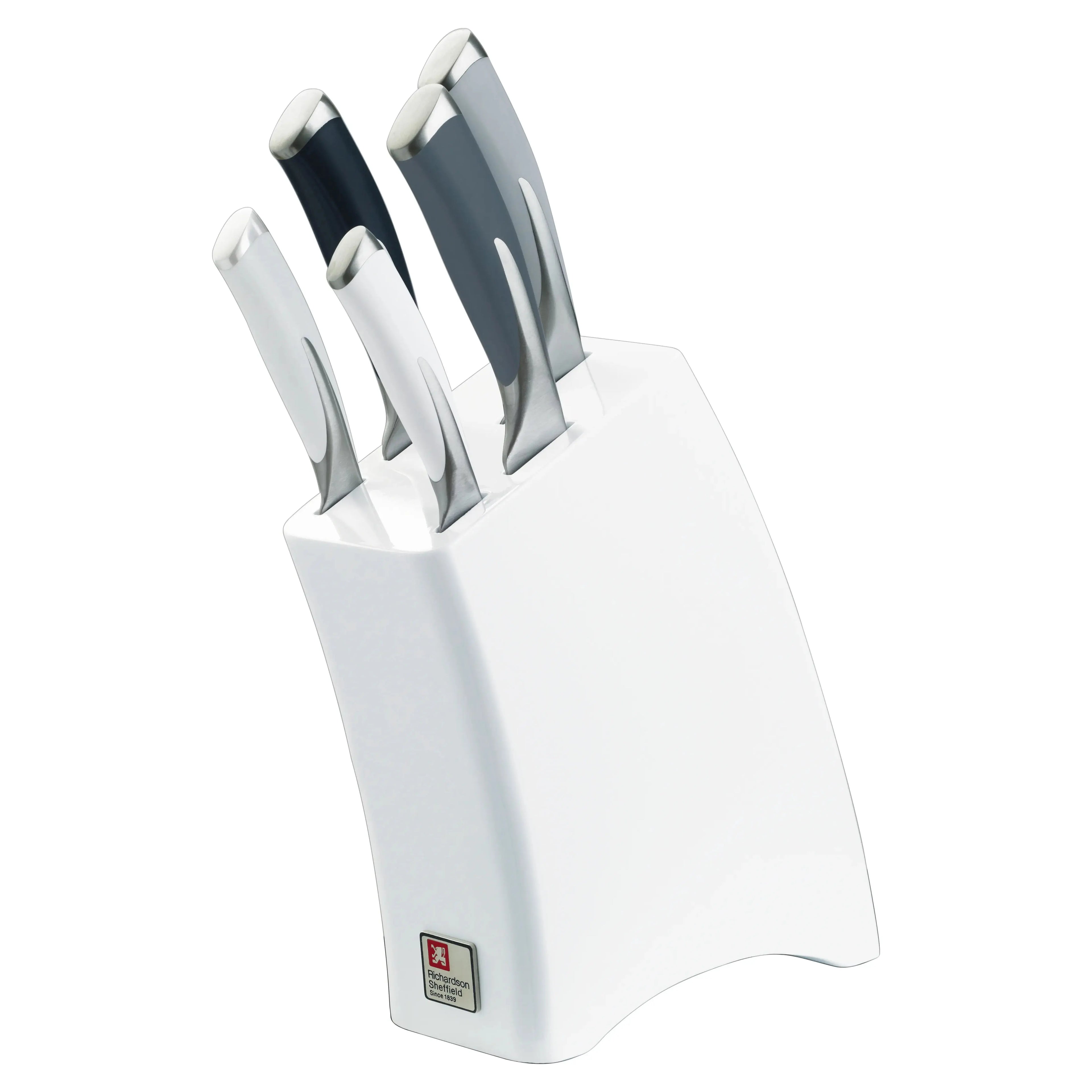Amefa Kyu 5pc Mono Chefs Kitchen Knife Block Set