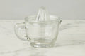Bistro Glass Citrus Hand Press Juicer with Measuring Cup