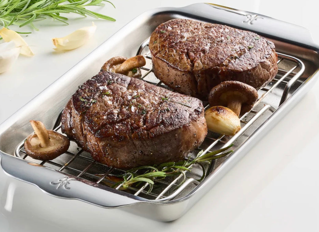 Hestan OvenBond Tri-ply Mini Eighth Sheet Pan with Rack