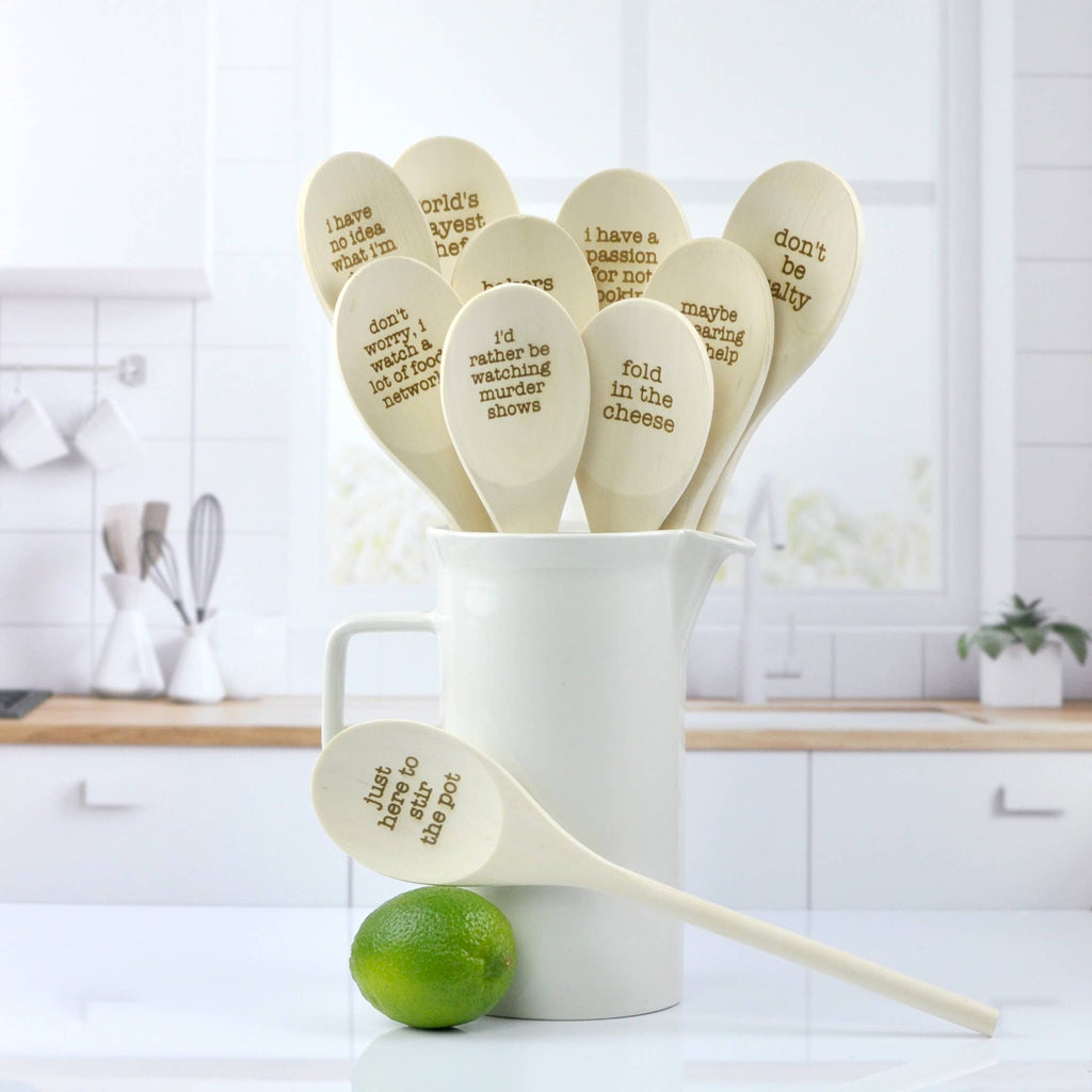 Maybe Swearing Will Help Engraved Spoons