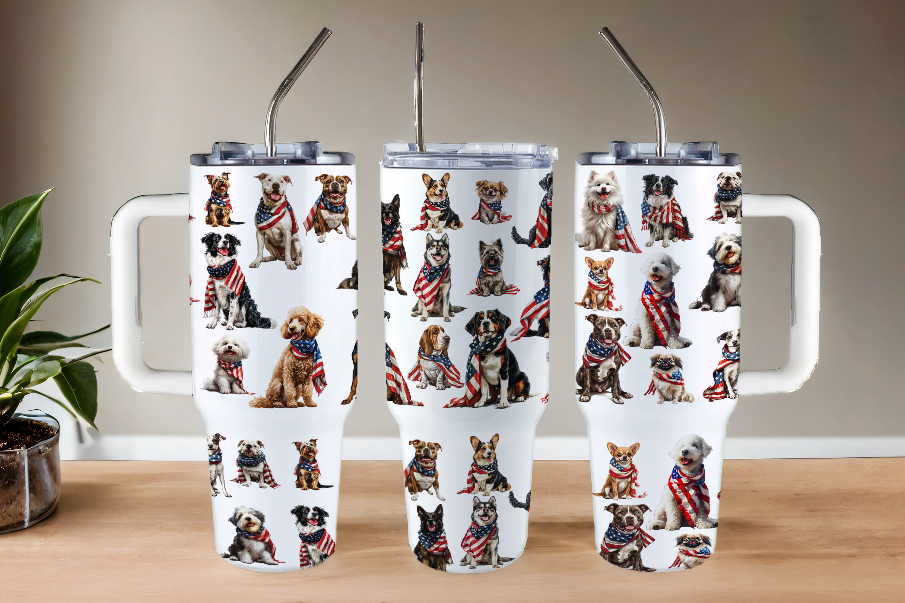 Digital Sublimation Designs - Fourth of July Tumbler Wraps