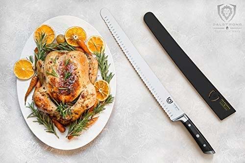 Extra-Long Serrated Slicer 14" | Gladiator Series | NSF Certified | Dalstrong ©