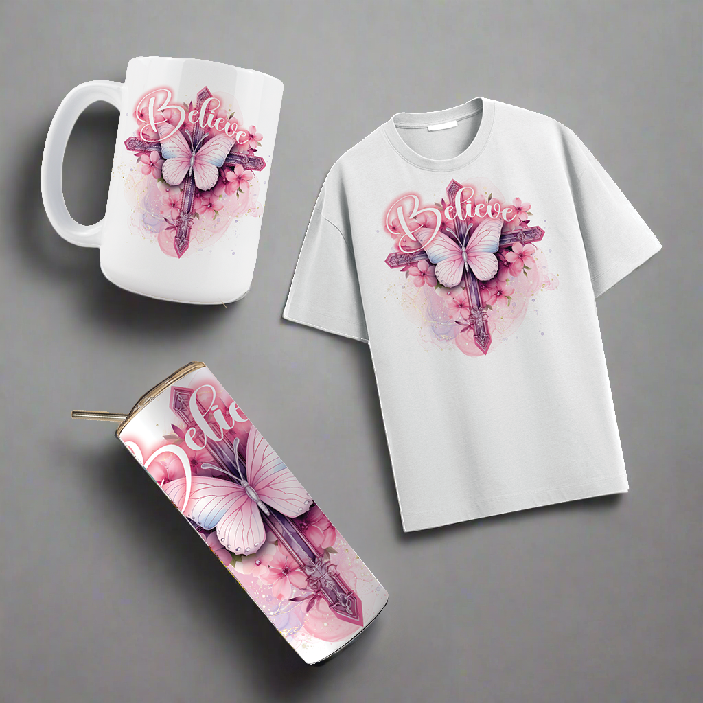 Multi Product Use - Digital Sublimation Designs - Breast Cancer Awareness