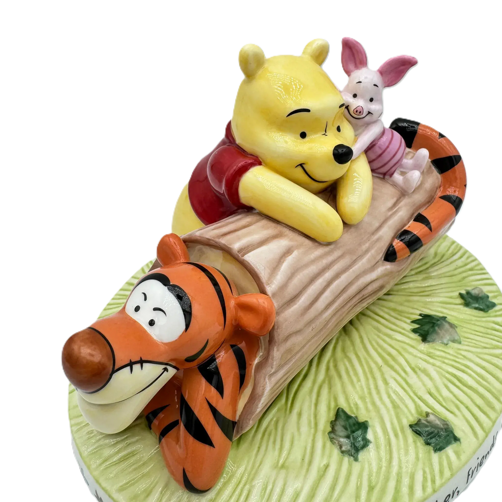 Disney Figurine Winnie the Pooh "Here Together, Friends Forever" Bone China