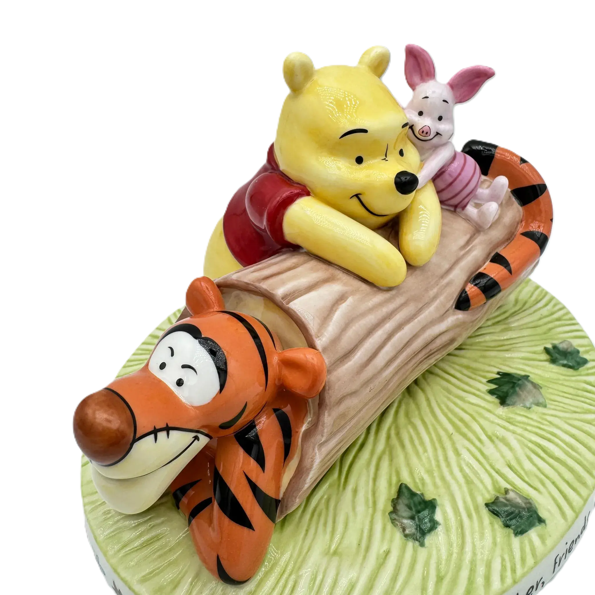 Disney Figurine Winnie the Pooh "Here Together, Friends Forever" Bone China