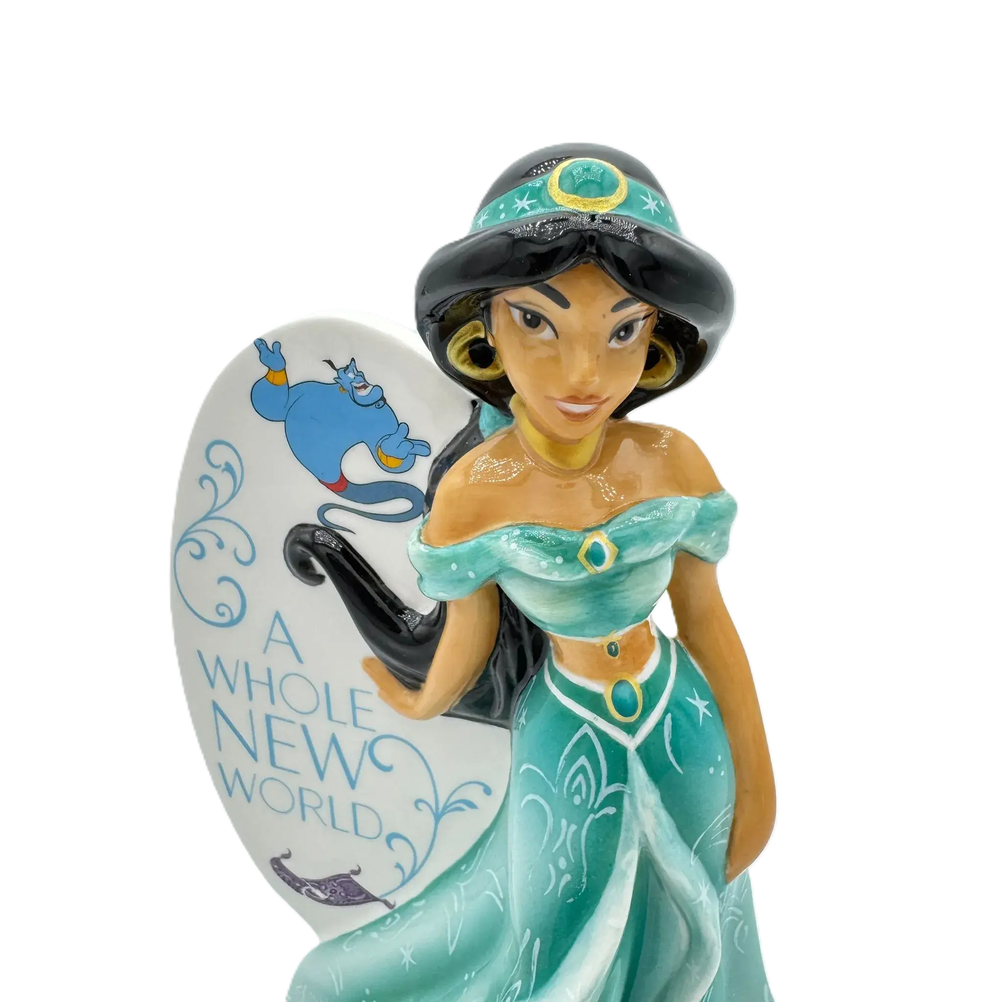 English Ladies Disney Aladdin Princess Jasmine Flatback Figurine