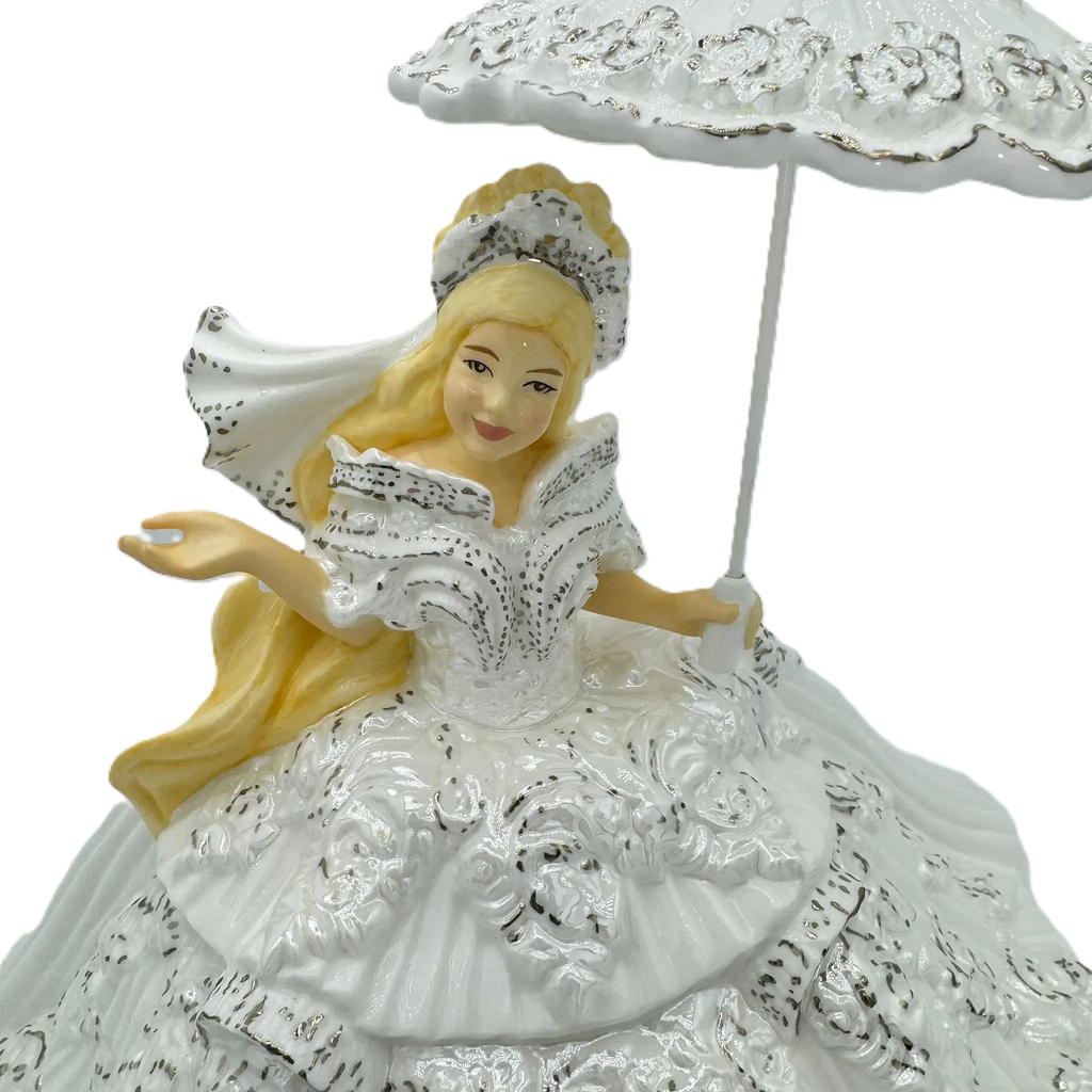 Wedding Gift Figurine – Perfect Little Princess Blonde Bone China Collectible