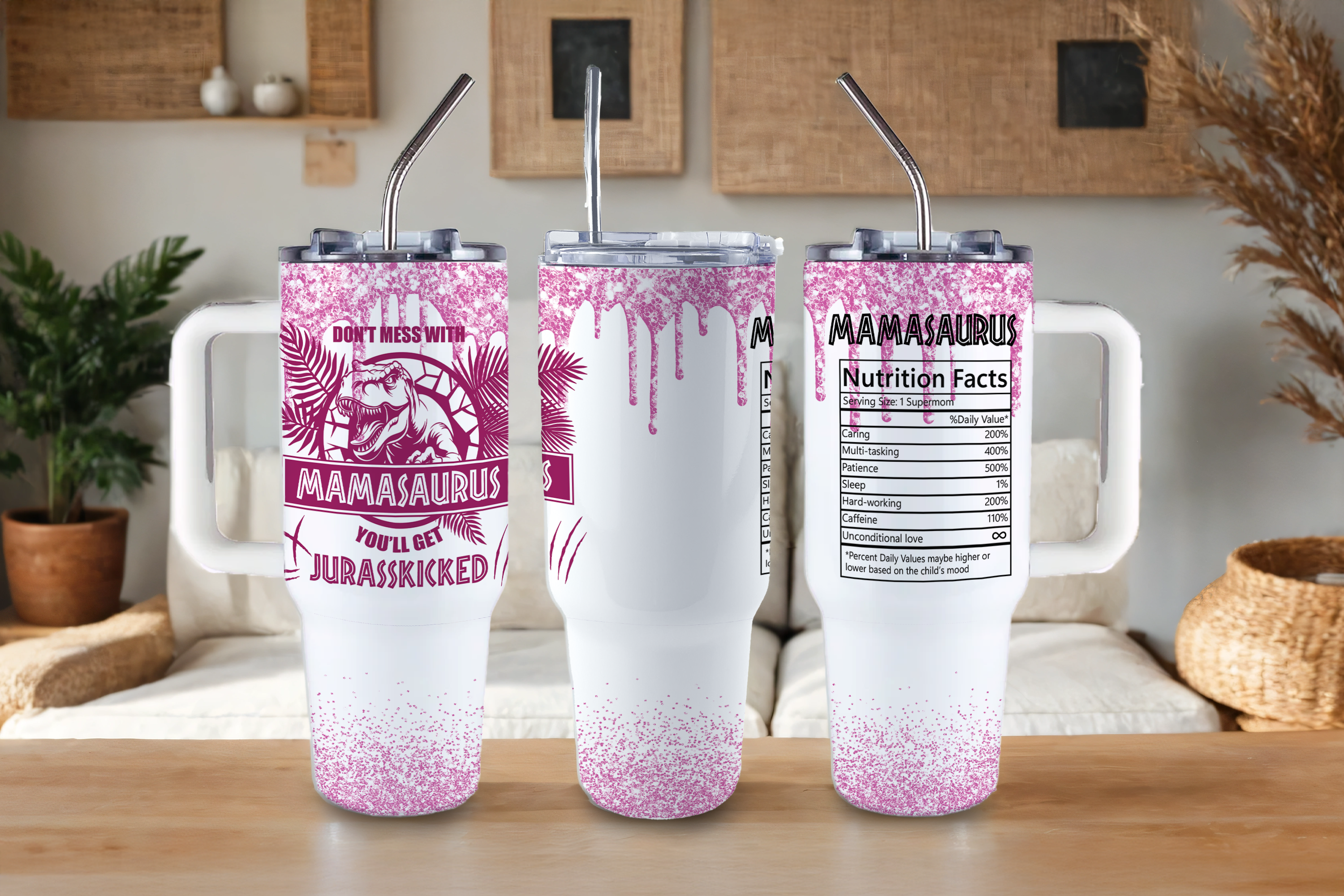 Assorted Ready to Press Sublimation Tumbler Prints (12 Pack) - Mom Vibes
