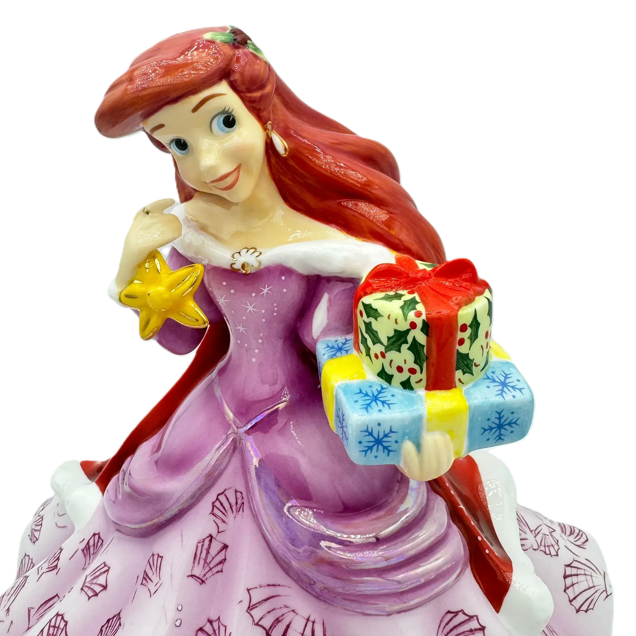 English Ladies Disney Little Mermaid Princess Ariel Presents Figurine