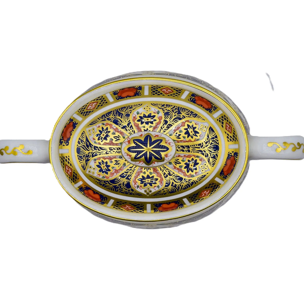 Royal Crown Derby Imari 1128 Covered Sugar Bowl