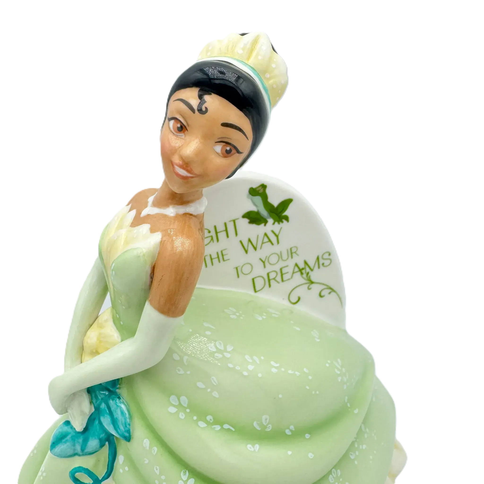 English Ladies Disney Princess & the Frog Tiana Flatback Figurine