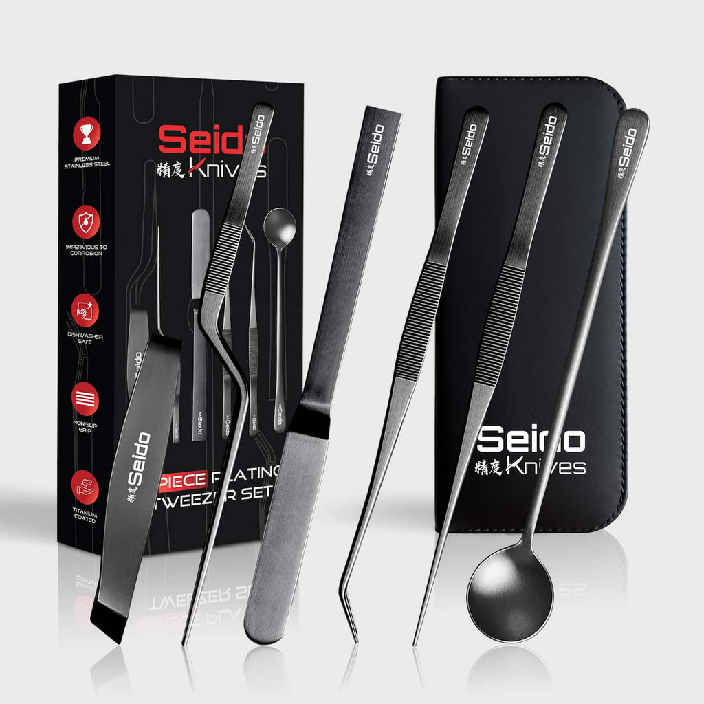 6-piece Plating Tweezer Set