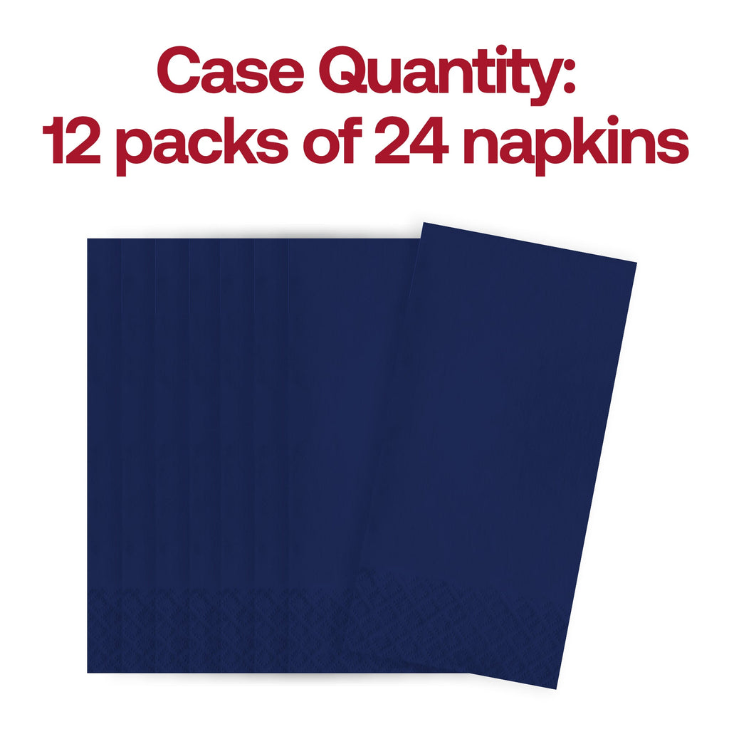 Navy Blue Paper Dinner Napkins