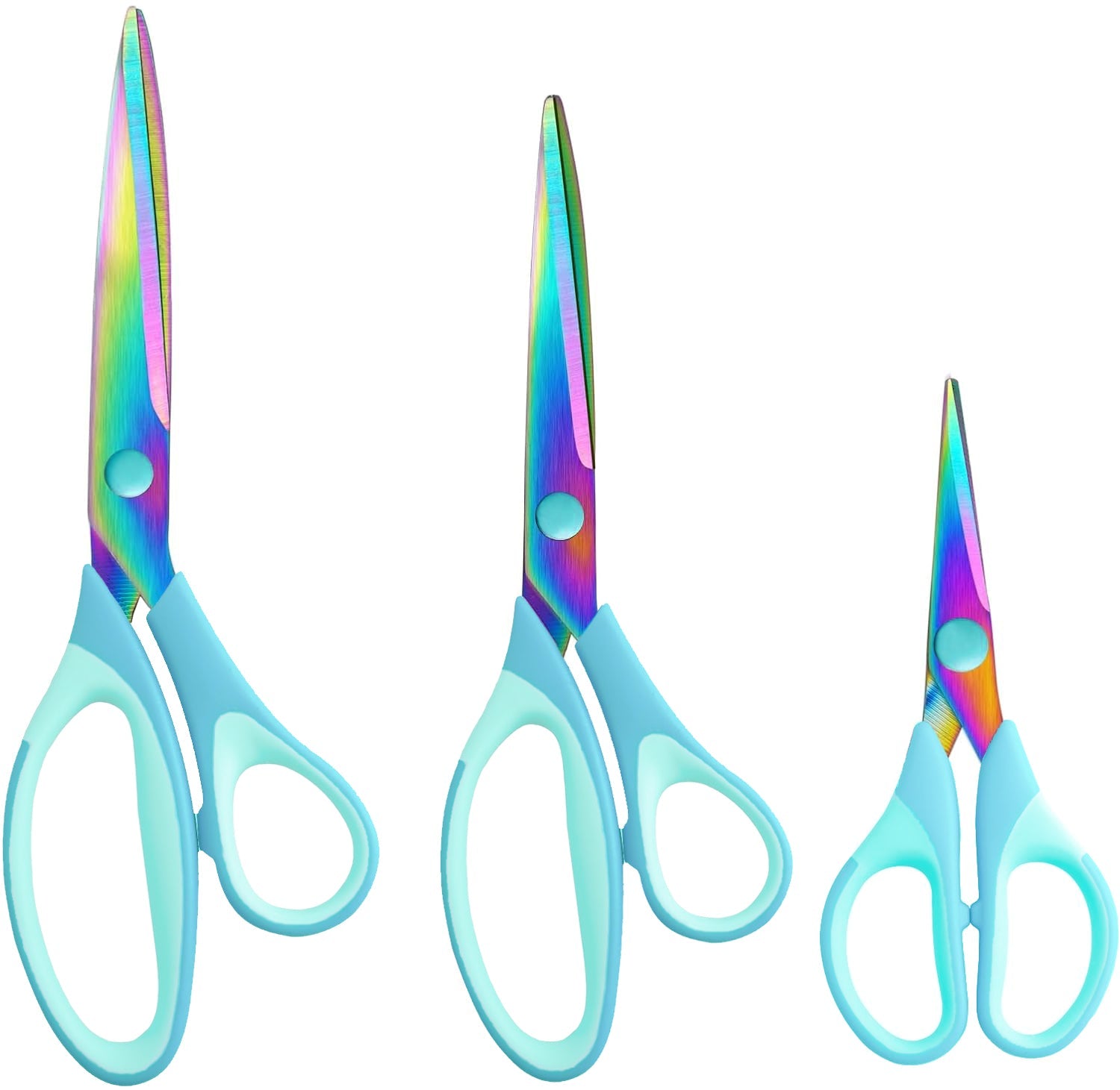 Electric Blue Crafting Scissors (3 Pack)