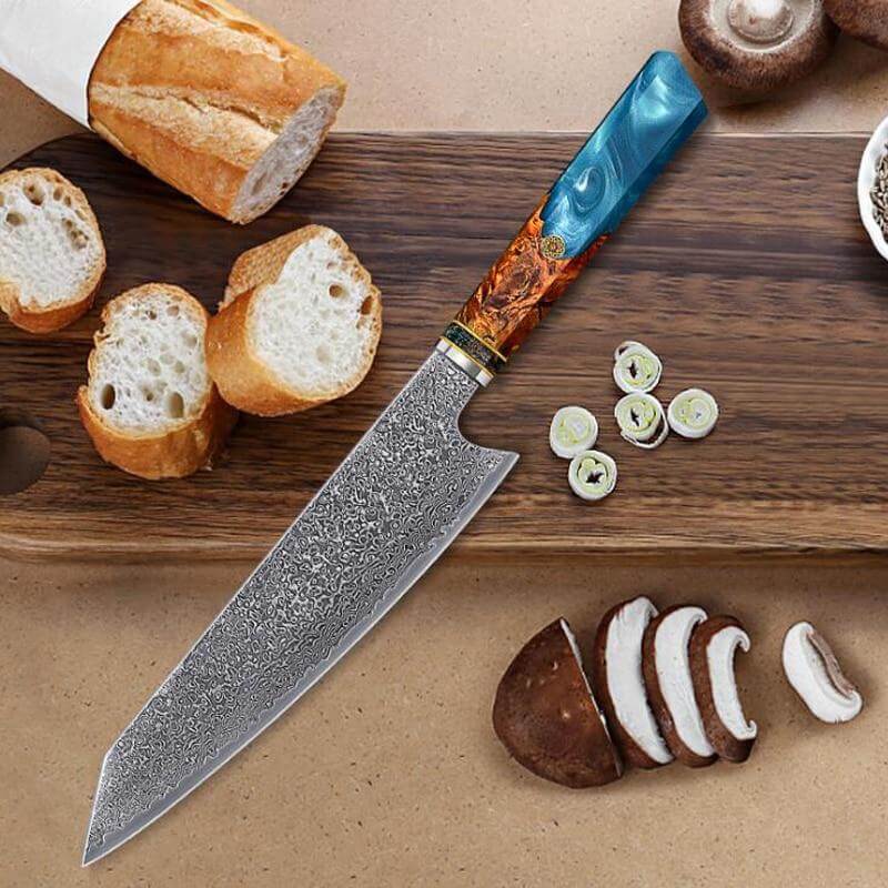 Kiritsuke Damascus Japanese Chef Knife