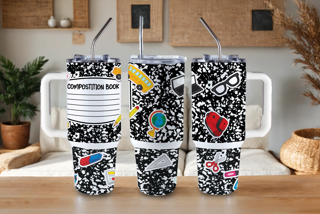 Assorted Ready to Press Sublimation Tumbler Prints (12 Pack) - Back to School Teachers