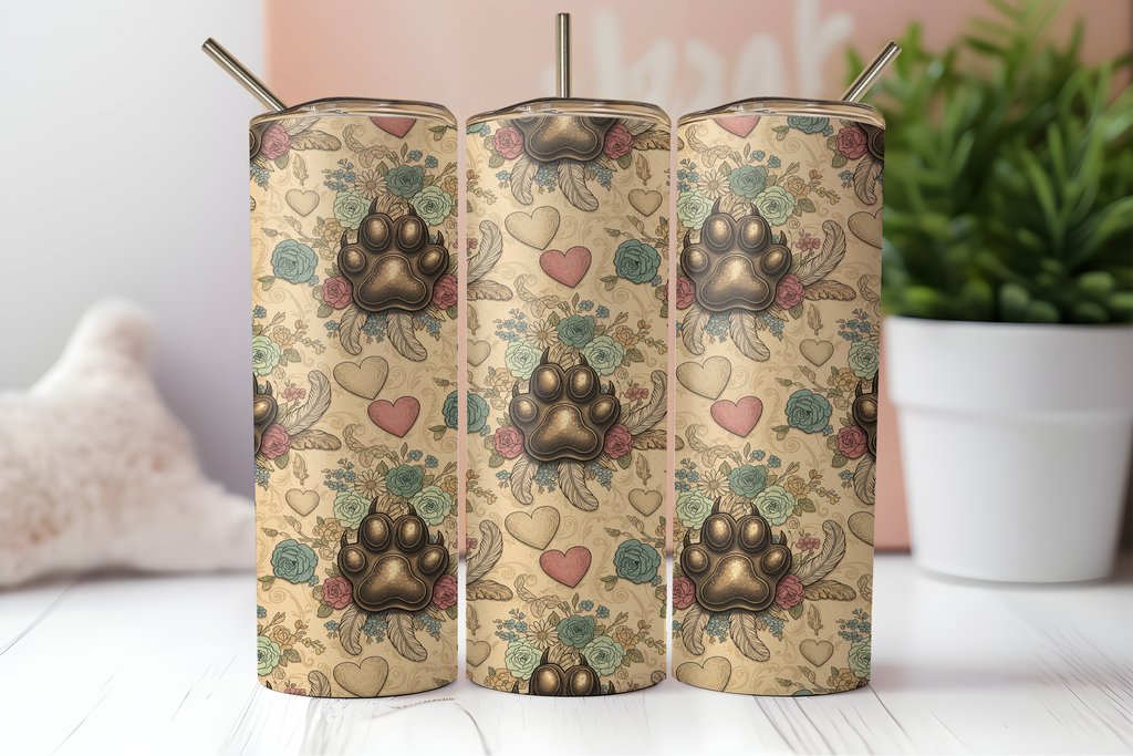 Digital Sublimation Designs - Puppy Pals Tumbler Wraps