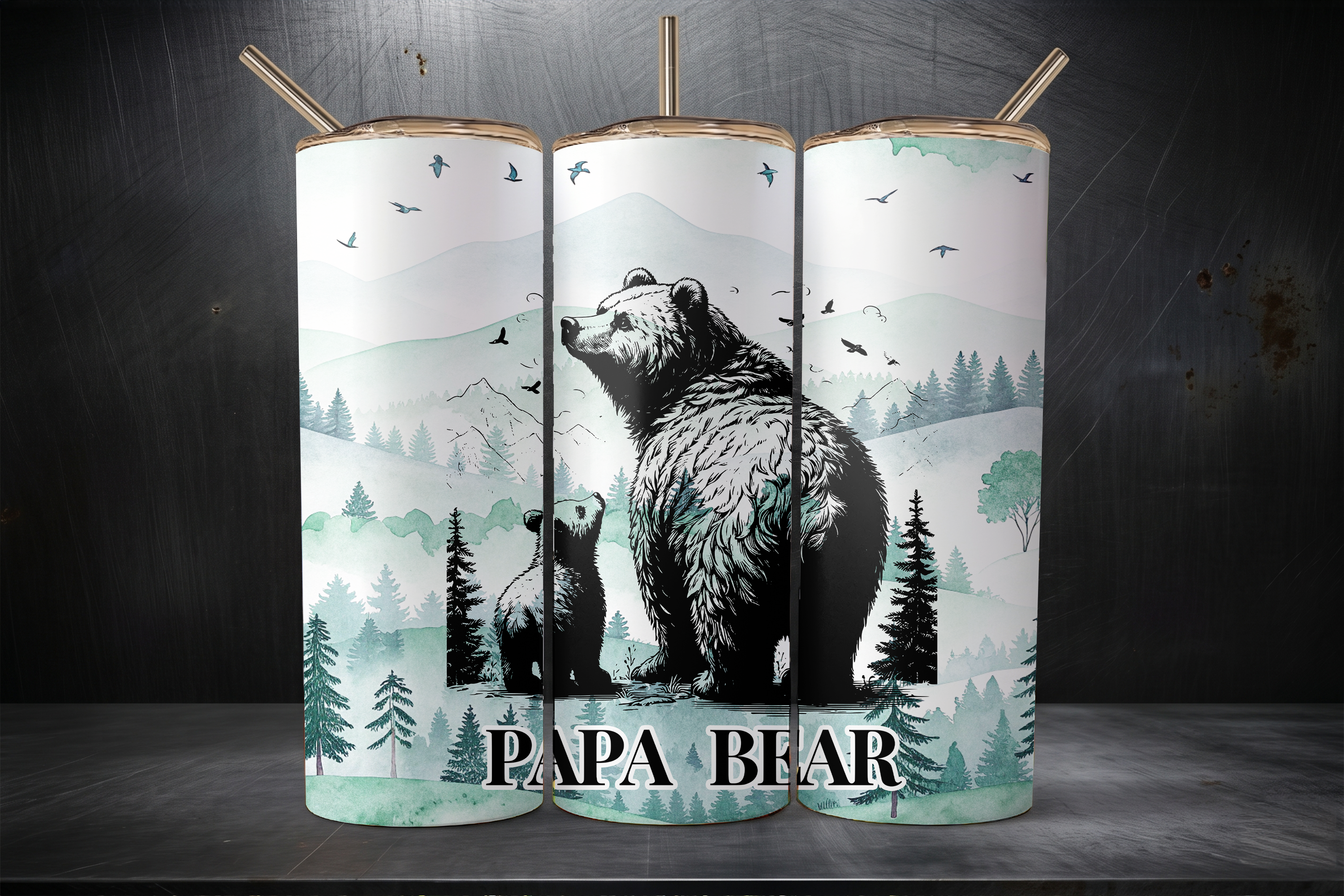 Assorted Ready to Press Sublimation Tumbler Prints (12 Pack) - Legendary Dad
