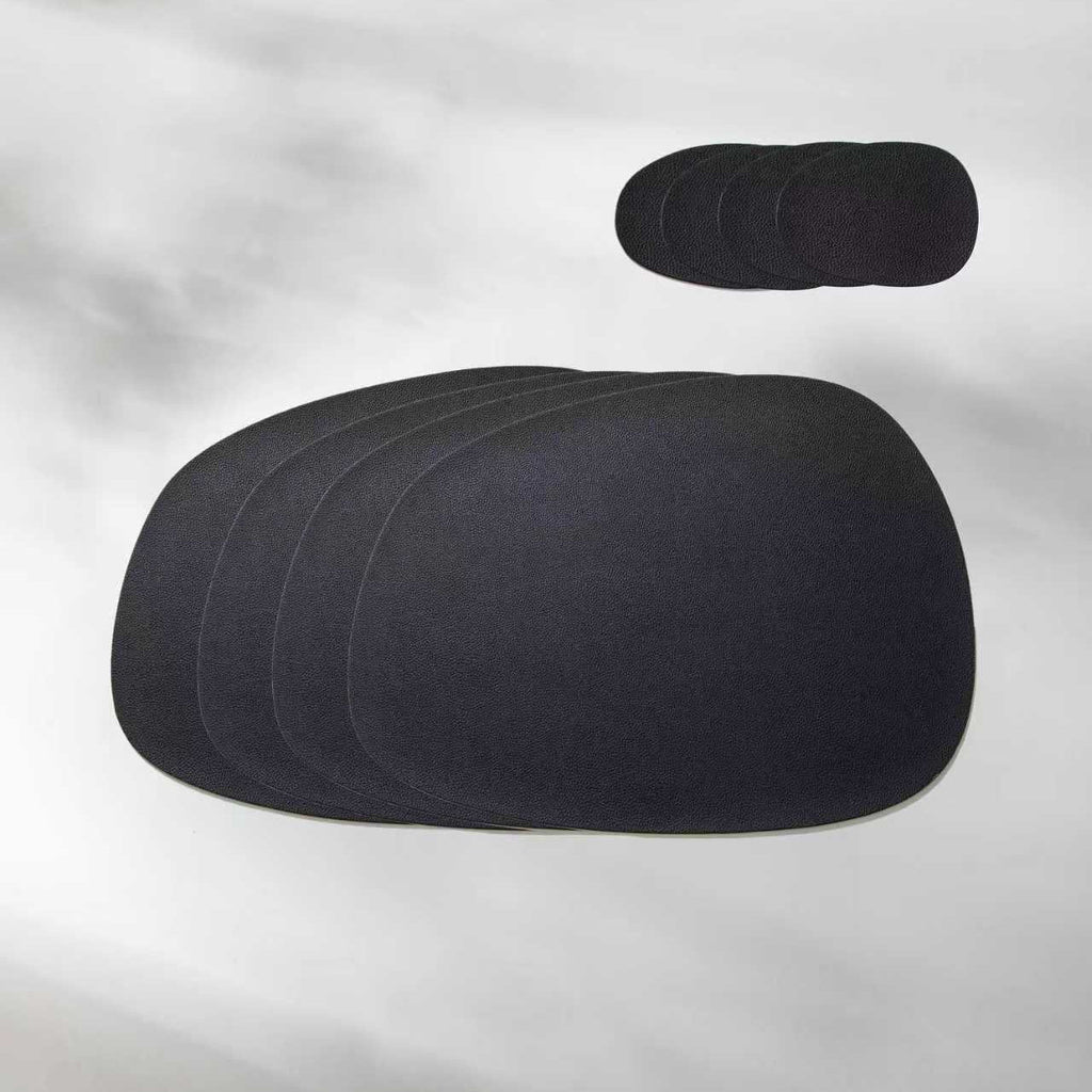 Contemporary Leather Placemats and Coasters 2.0