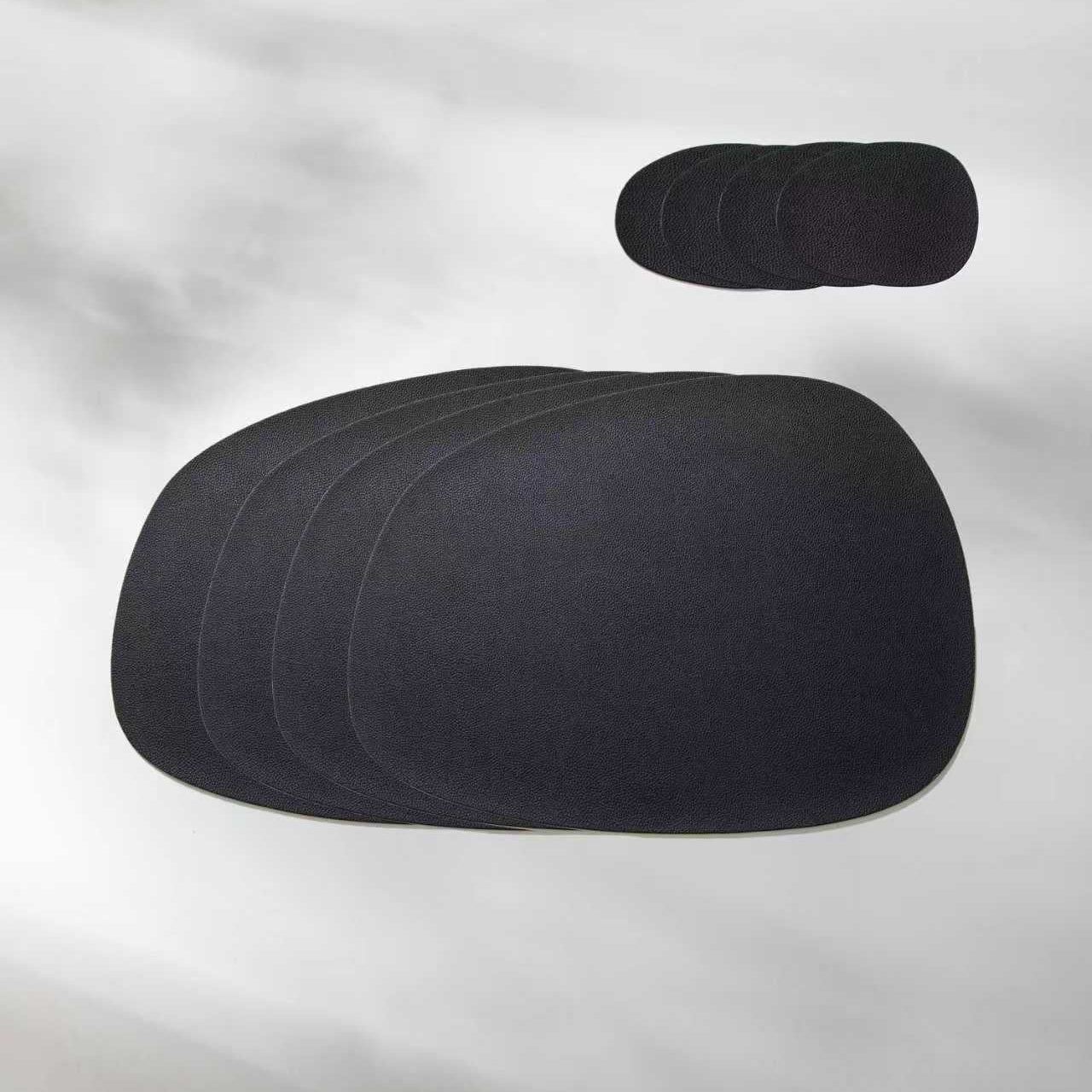 Contemporary Leather Placemats and Coasters 2.0