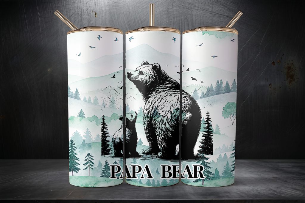 Digital Sublimation Designs - Legendary Dad Tumbler Wraps