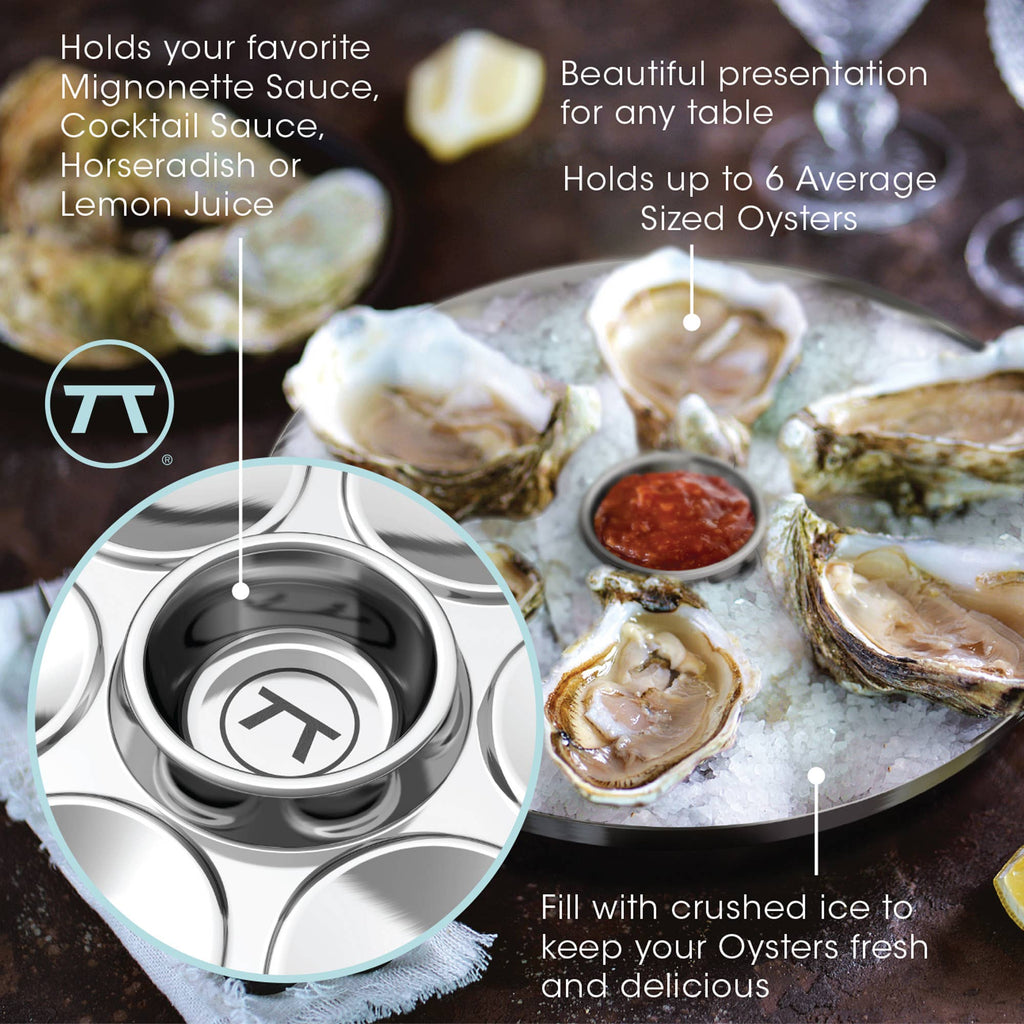 Stainless Steel Oyster Plate