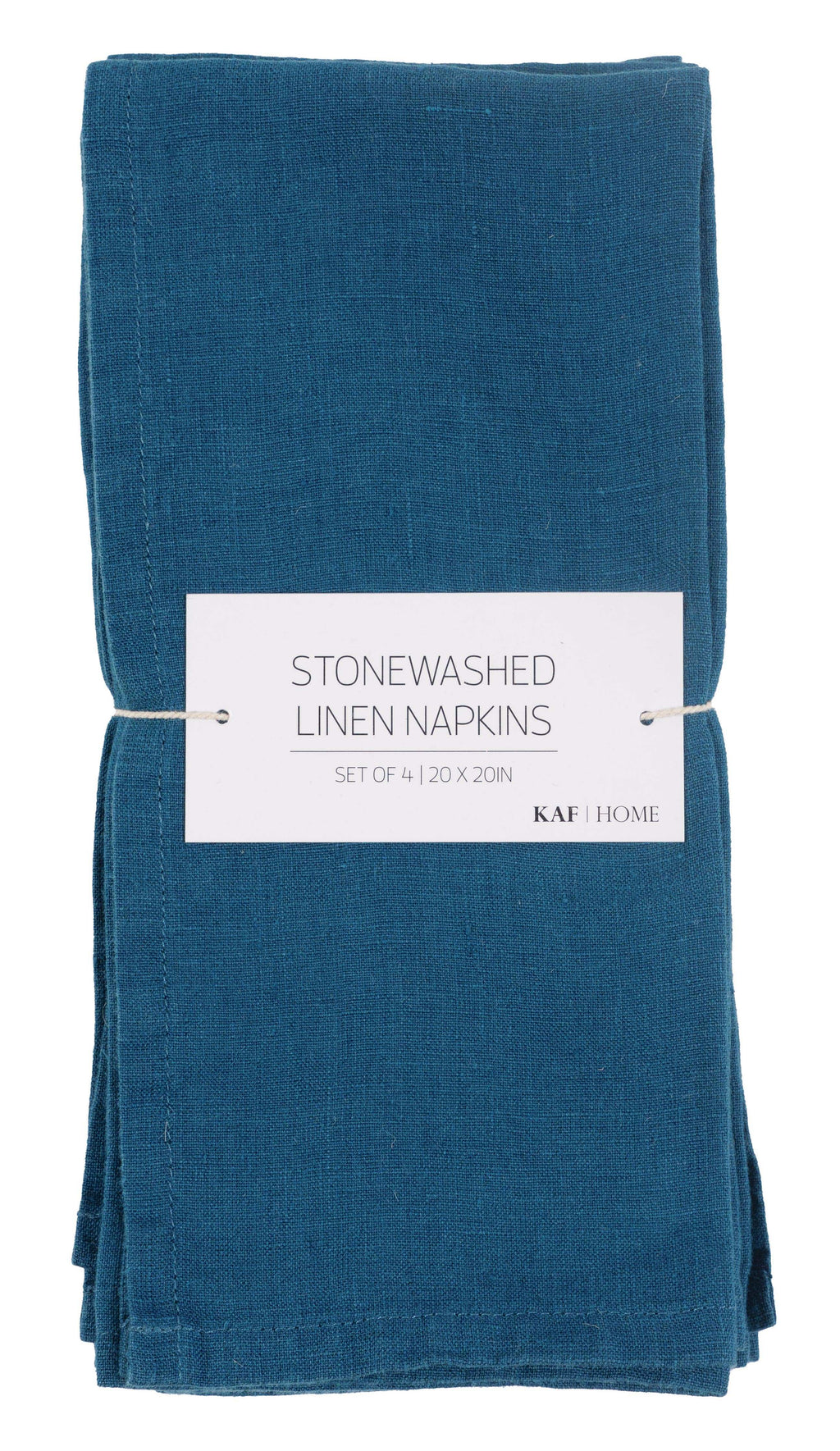 Stone Washed Linen Napkins - Set Of 4