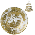Royal Crown Derby Gold Aves Cake Stand - 6" Drilled Side Plate Replacement