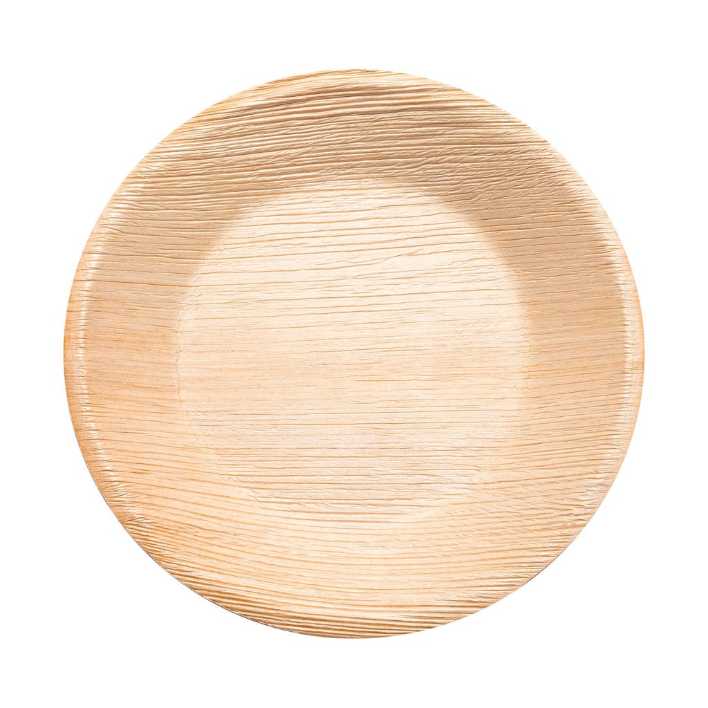 Round Palm Leaf Eco Friendly Disposable Soup Bowls (13 oz.)