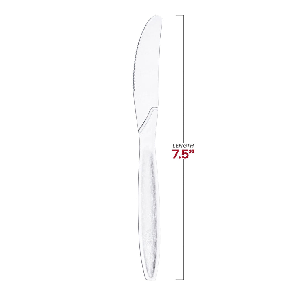 Clear Plastic Disposable Knives
