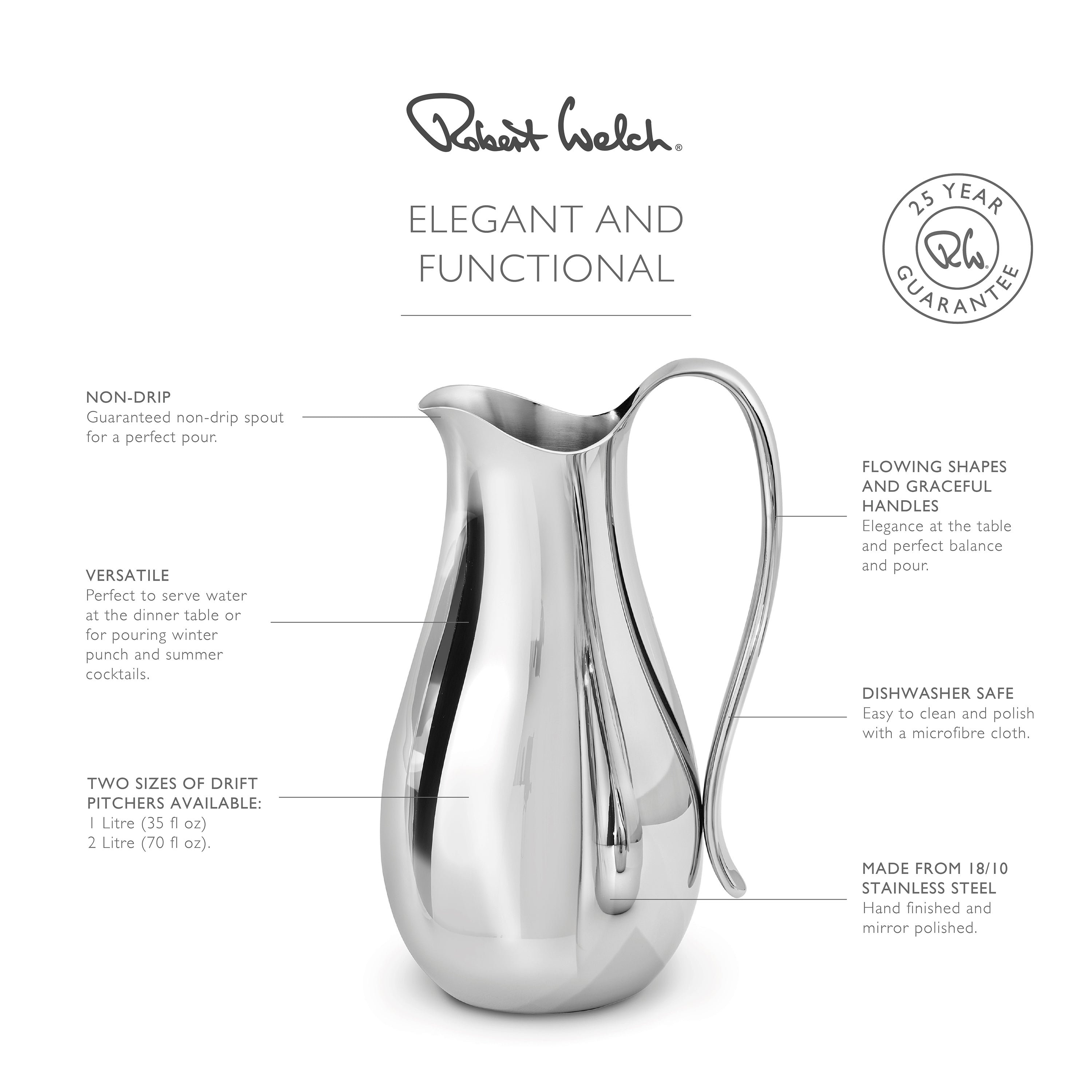 Drift Pitcher, 2 Litre