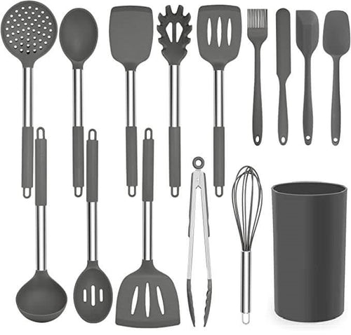 15 Piece Silicone Kitchen Utensil Set